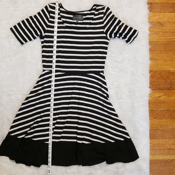 Sunday in Brooklyn Black and White Striped Dress - Picture 9 of 14